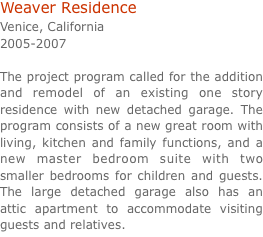 Weaver Residence